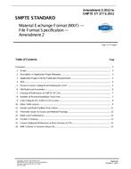 SMPTE ST 377-1:2011 Amendment 2:2012 pdf