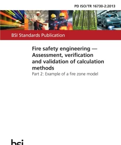 BS PD ISO/TR 16730-2:2013 pdf