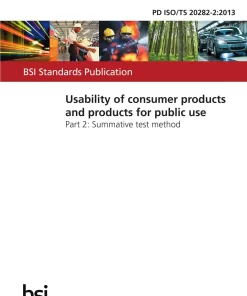 BS PD ISO/TS 20282-2:2013 pdf