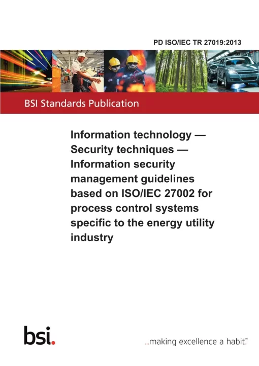 BS PD ISO/IEC TR 27019:2013 pdf