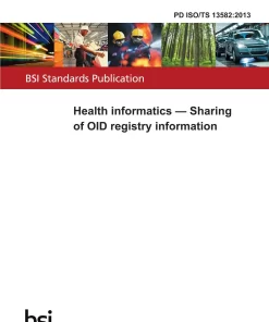 BS PD ISO/TS 13582:2013 pdf