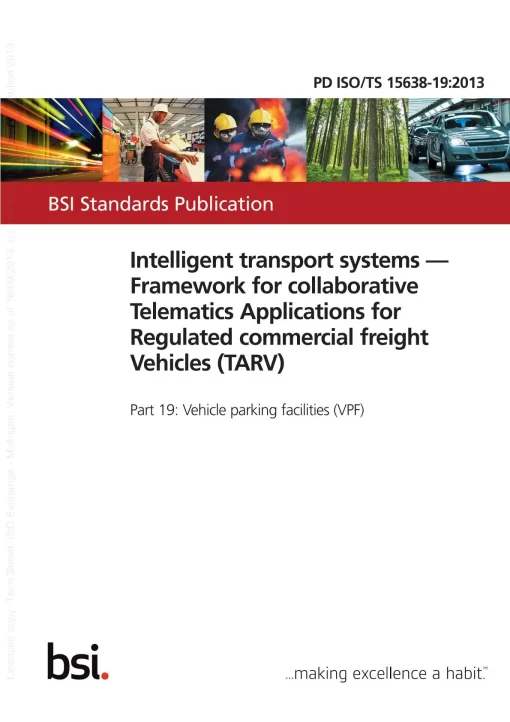 BS PD ISO/TS 15638-19:2013 pdf