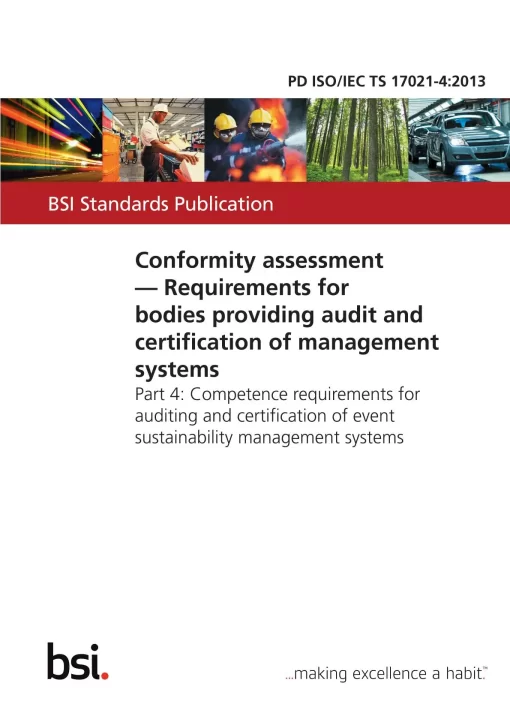 BS PD ISO/IEC TS 17021-4:2013 pdf