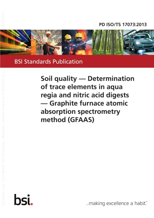 BS PD ISO/TS 17073:2013 pdf