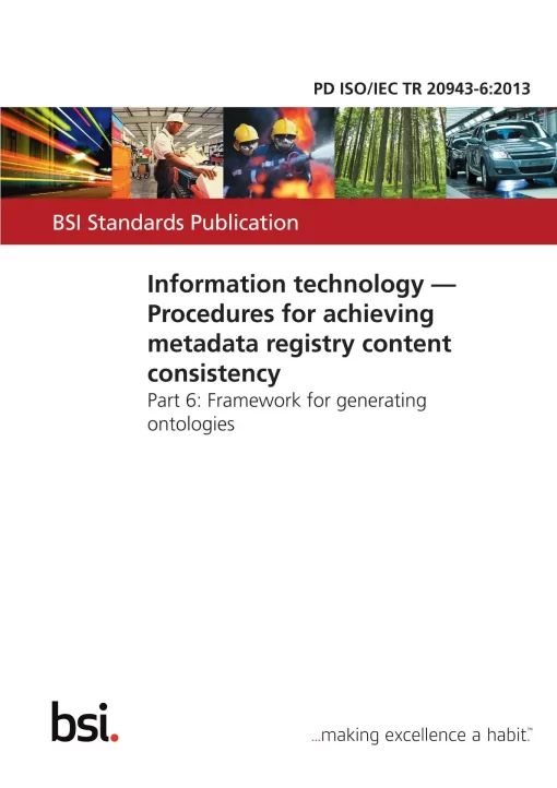 BS PD ISO/IEC TR 20943-6:2013 pdf