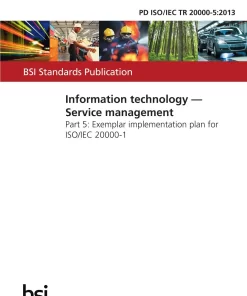 BS PD ISO/IEC TR 20000-5:2013 pdf