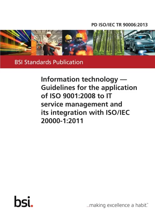 BS PD ISO/IEC TR 90006:2013 pdf