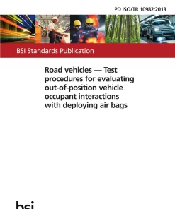 BS PD ISO/TR 10982:2013 pdf