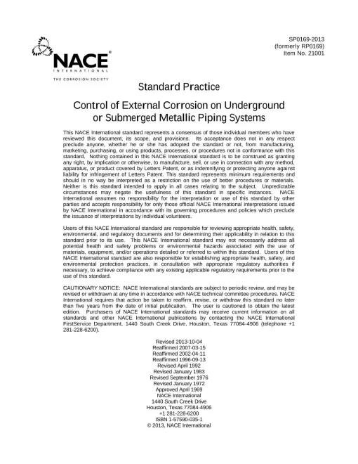 NACE SP0169-2013 pdf