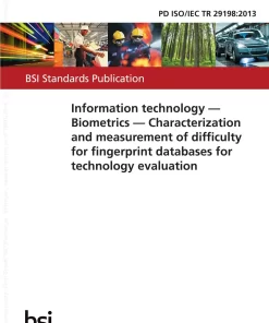 BS PD ISO/IEC TR 29198:2013 pdf