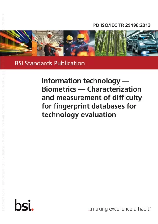 BS PD ISO/IEC TR 29198:2013 pdf