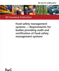 BS PD ISO/TS 22003:2013 pdf