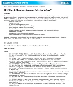 IEEE Electric Machinery Standards Collection: VuSpec(TM) pdf