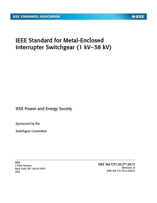 IEEE C37.20.3-2013 pdf