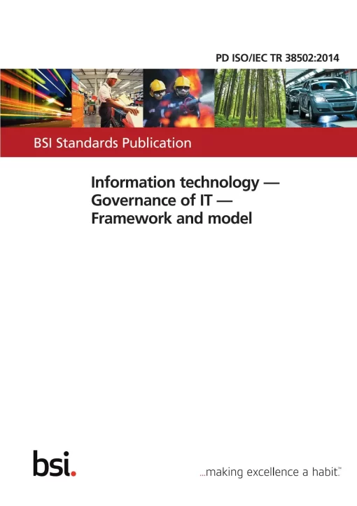 BS PD ISO/IEC TR 38502:2014 pdf