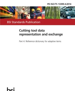 BS PD ISO/TS 13399-4:2014 pdf