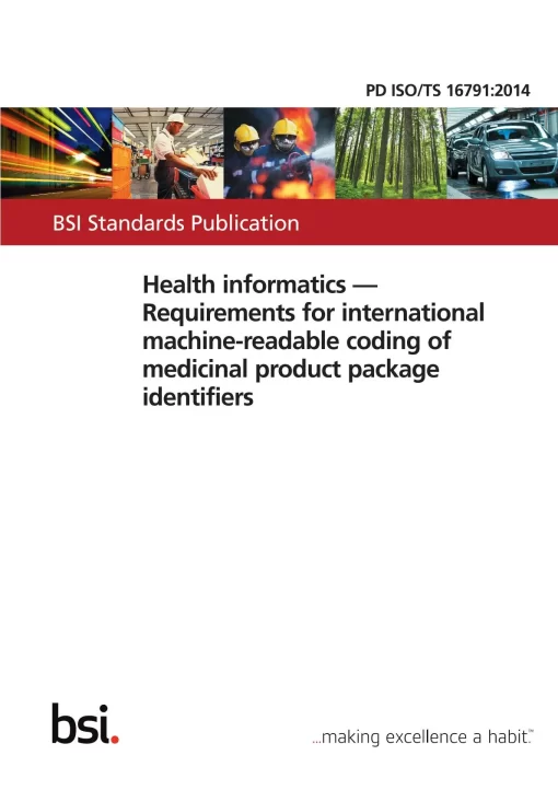 BS PD ISO/TS 16791:2014 pdf