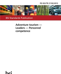 BS PD ISO/TR 21102:2013 pdf