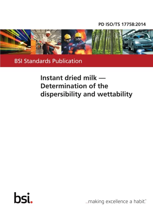 BS PD ISO/TS 17758:2014 pdf