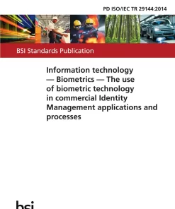 BS PD ISO/IEC TR 29144:2014 pdf