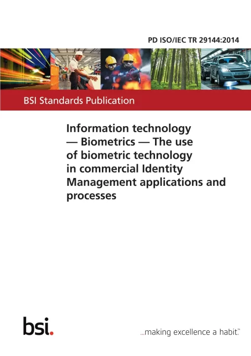 BS PD ISO/IEC TR 29144:2014 pdf