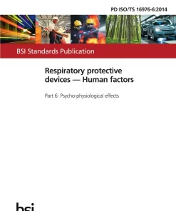 BS PD ISO/TS 16976-6:2014 pdf