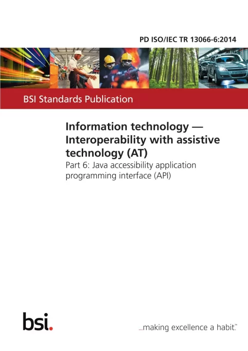 BS PD ISO/IEC TR 13066-6:2014 pdf