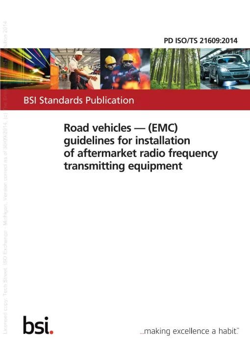 BS PD ISO/TS 21609:2014 pdf