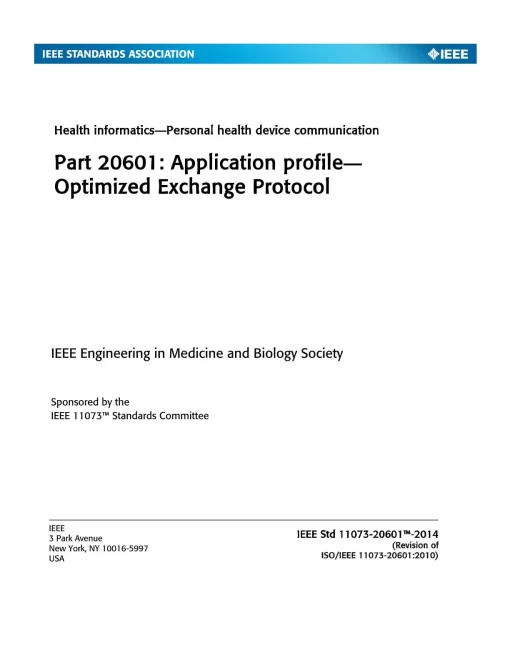 IEEE 11073-20601-2014 pdf