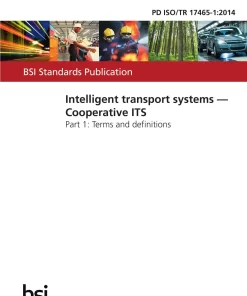 BS PD ISO/TR 17465-1:2014 pdf