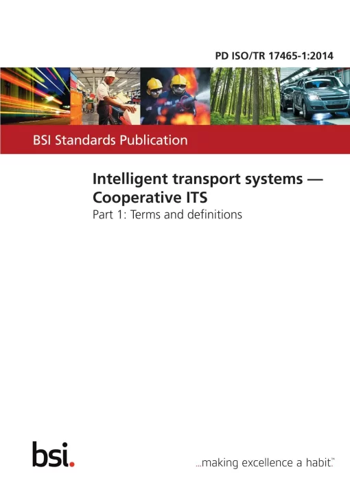 BS PD ISO/TR 17465-1:2014 pdf