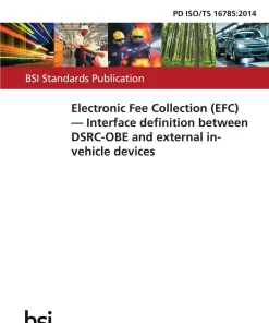 BS PD ISO/TS 16785:2014 pdf