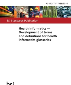 BS PD ISO/TS 17439:2014 pdf