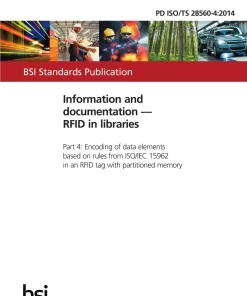 BS PD ISO/TS 28560-4:2014 pdf