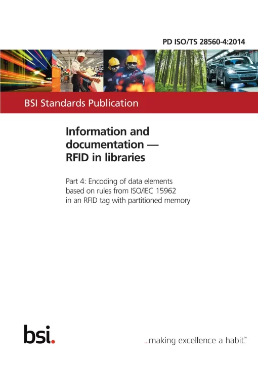 BS PD ISO/TS 28560-4:2014 pdf