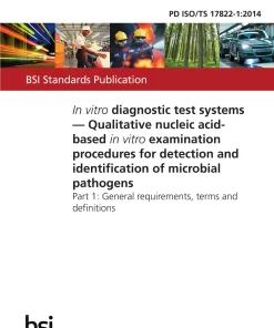 BS PD ISO/TS 17822-1:2014 pdf