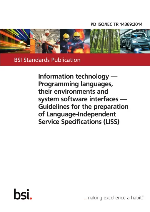 BS PD ISO/IEC TR 14369:2014 pdf