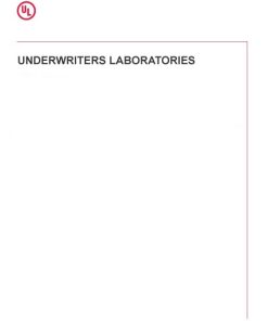 UL 331B pdf