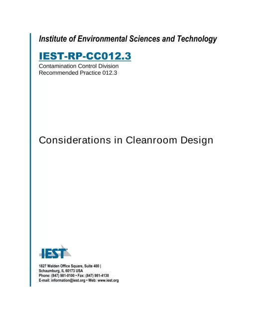 IEST RP-CC012.3 pdf