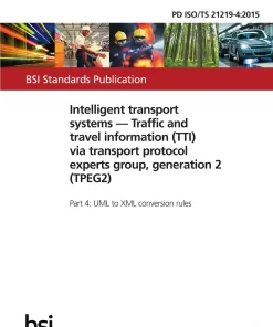 BS PD ISO/TS 21219-4:2015 pdf