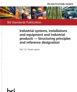 BS PD ISO/TS 81346-10:2015 pdf