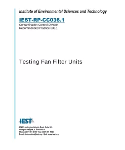 IEST RP-CC036.1 pdf