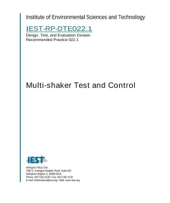 IEST RP-DTE022.1 pdf