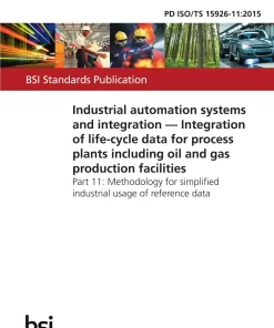 BS PD ISO/TS 15926-11:2015 pdf