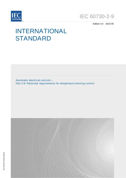 IEC 60730-2-9 Ed. 4.0 en:2015 pdf