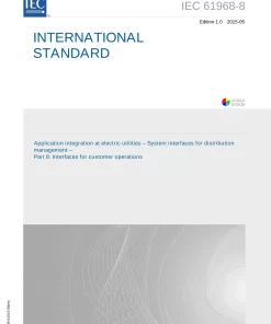 IEC 61968-8 Ed. 1.0 en:2015 pdf