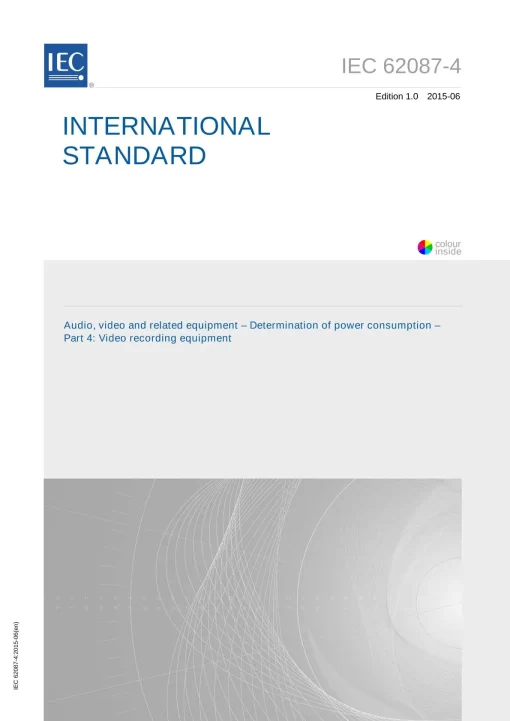 IEC 62087-4 Ed. 1.0 en:2015 pdf