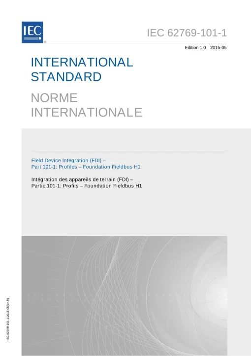 IEC 62769-101-1 Ed. 1.0 b:2015 pdf