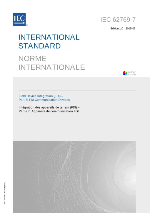 IEC 62769-7 Ed. 1.0 b:2015 pdf