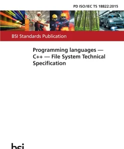 BS PD ISO/IEC TS 18822:2015 pdf